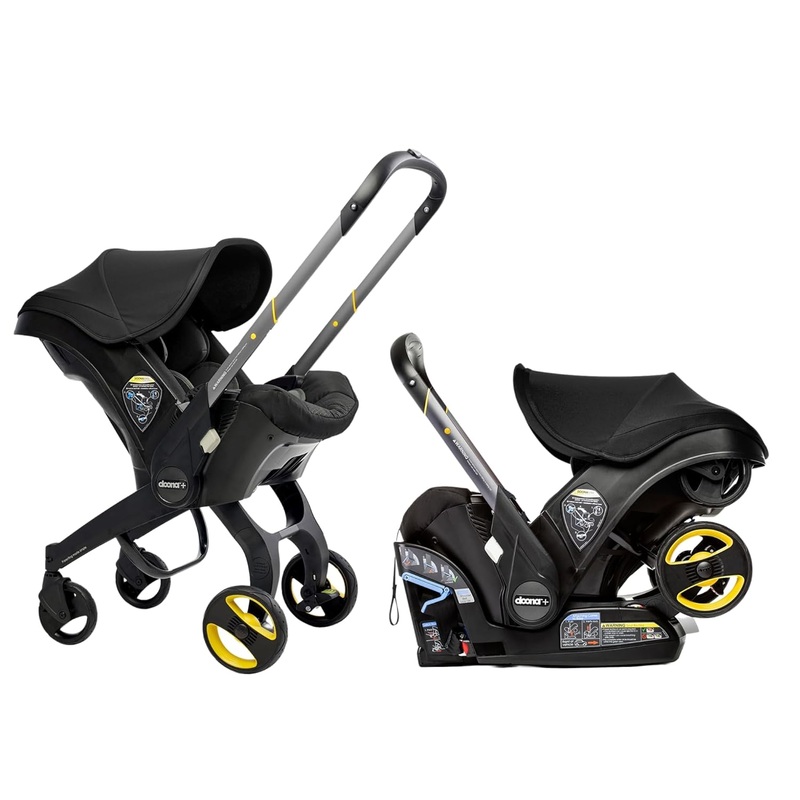 Doona Infant Car Seat & Stroller Combo, 2024, Nitro Black