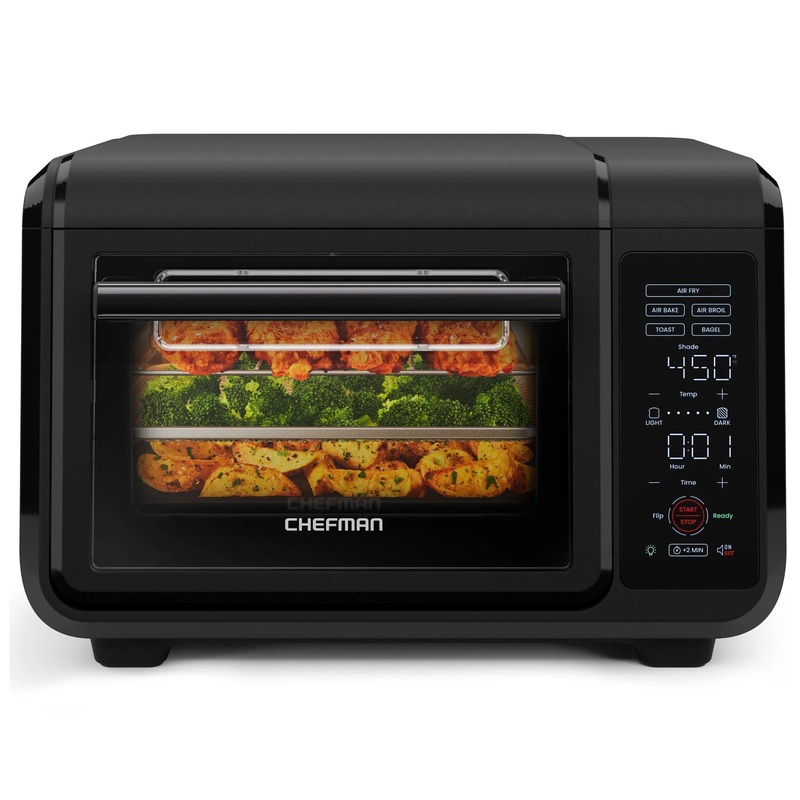EasyAir 15 Qt. Toaster Oven Air Fryer  Black