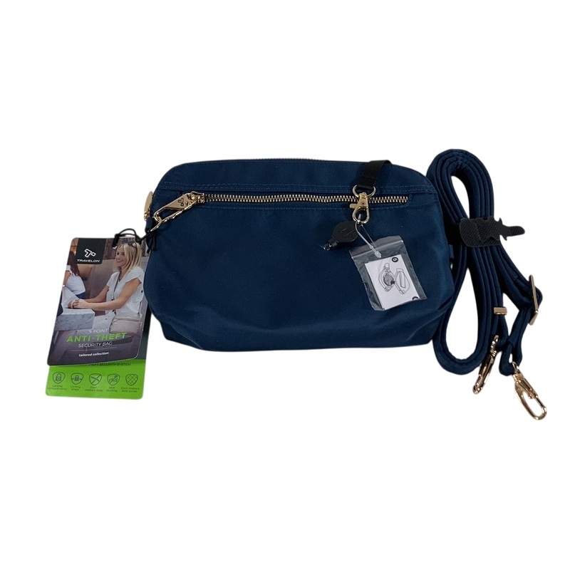 Travelon Women's Anti-theft Tailored East/West Organizer Crossbody, Peacock
