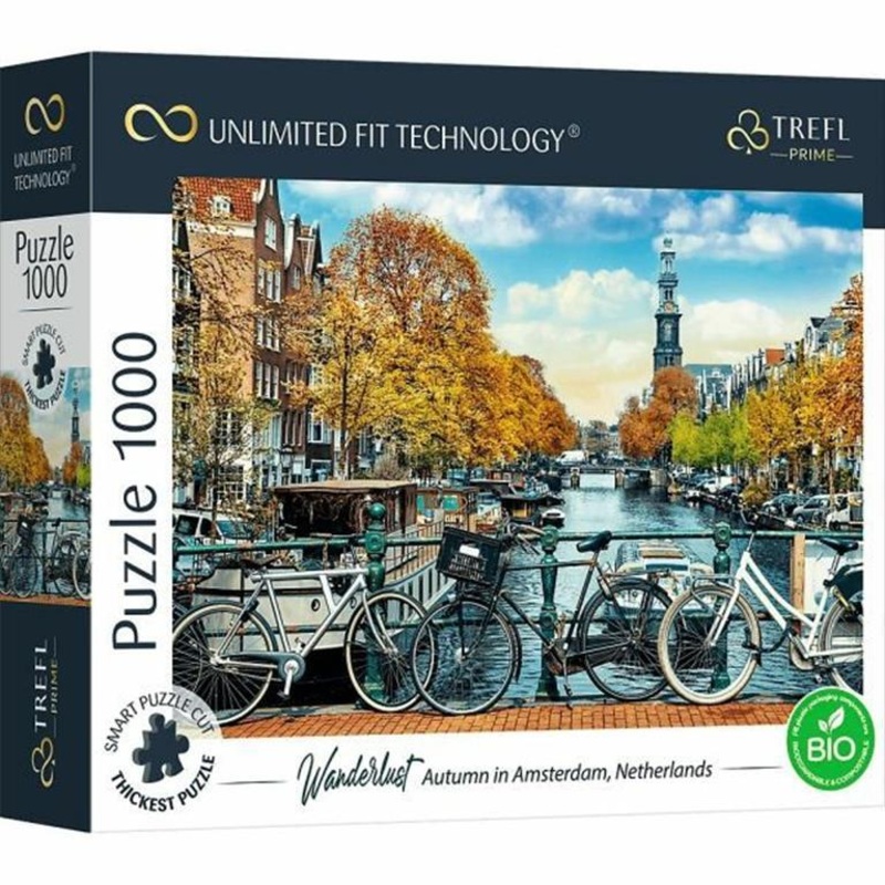 Trefl Prime UFT 1000-Piece Puzzle  Autumn in Amsterdam, Netherlands