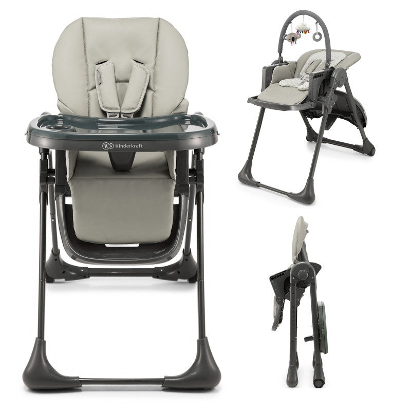 Kinderkraft Tummie Highchair  Grey