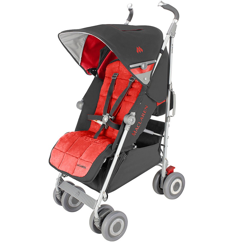 Maclaren Techno XLR Stroller - Charcoal/Scarlet