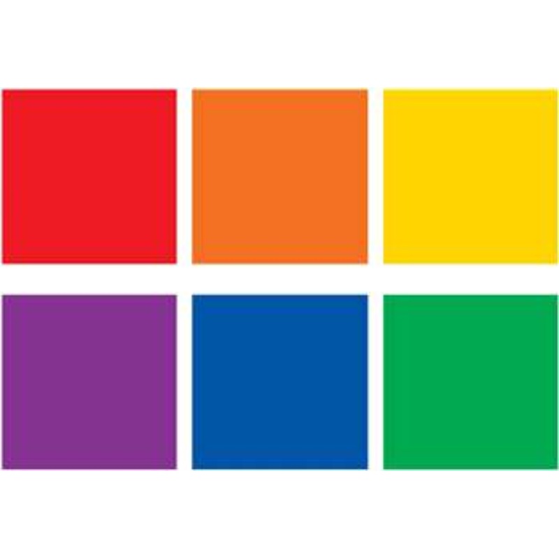 Spot On Floor Markers Colorful Squares