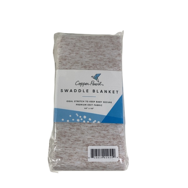 Copper Pearl Knit Swaddle Blanket, Oat