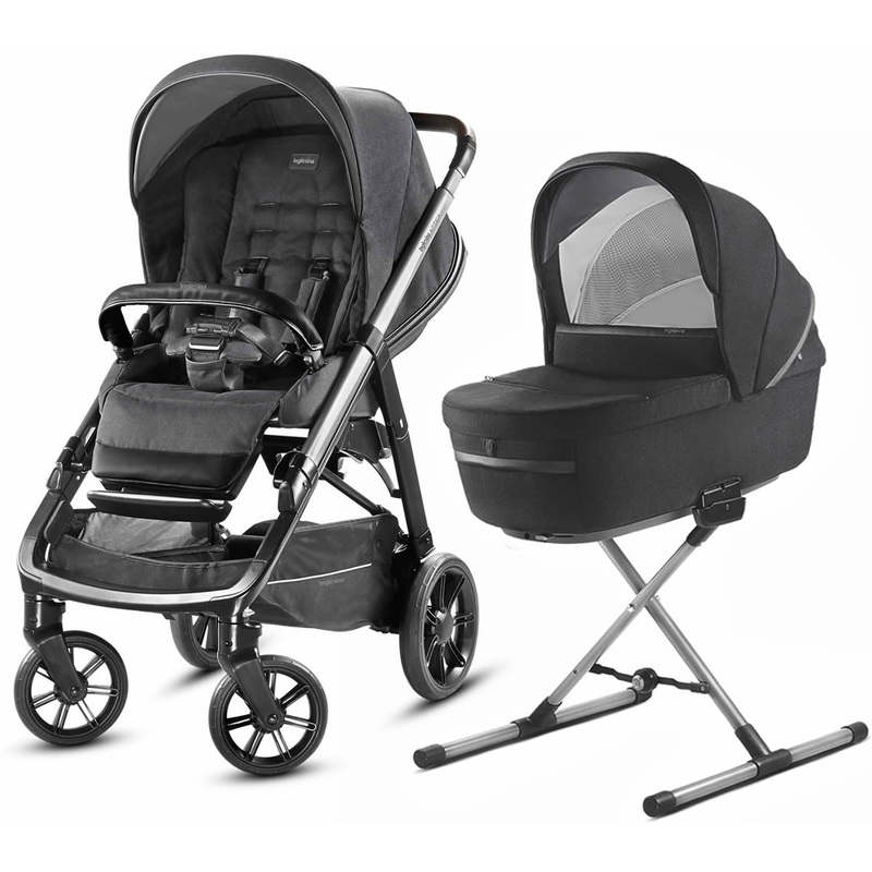 Inglesina Aptica Stroller + Bassinet & Stand - Mystic Black