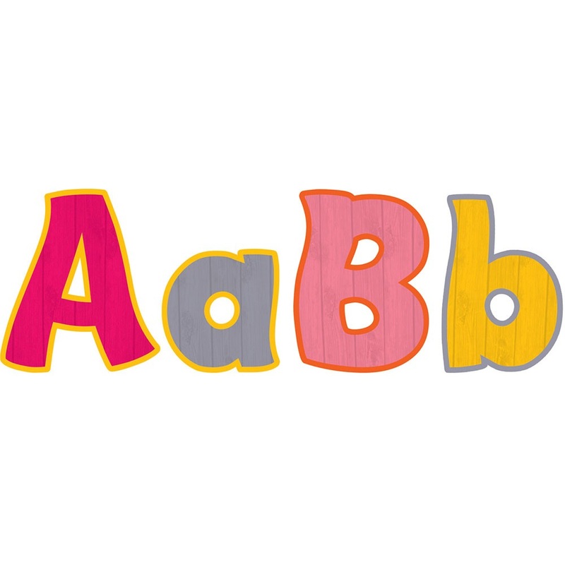 Tropical Punch Funtastic 4" Letters Combo Pack