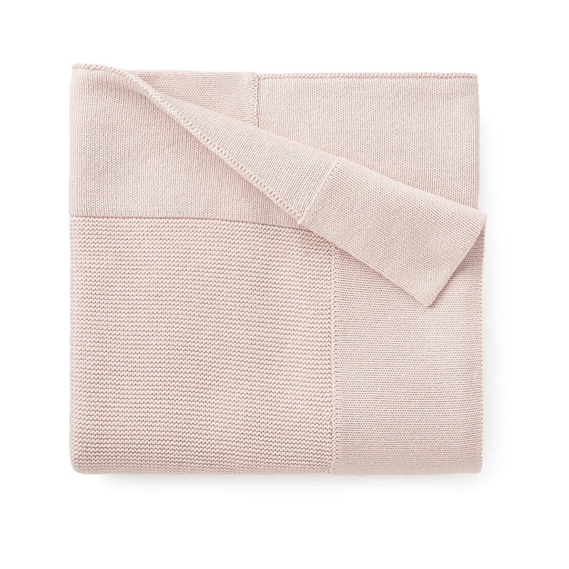 Knit Blanket Pale Pink