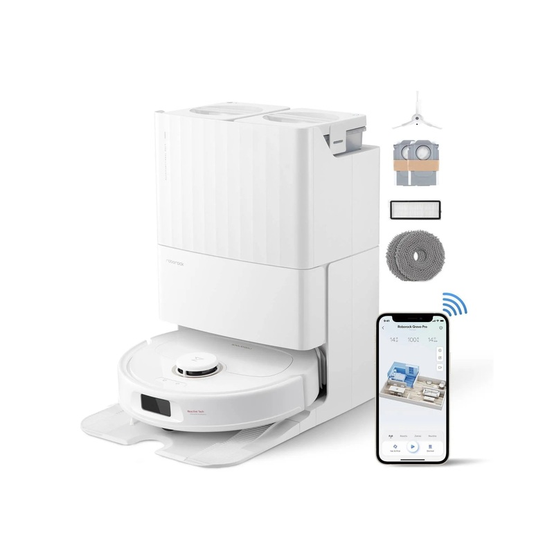 Qrevo Pro Robot Vacuum and Mop with FlexiArm Edge Mopping