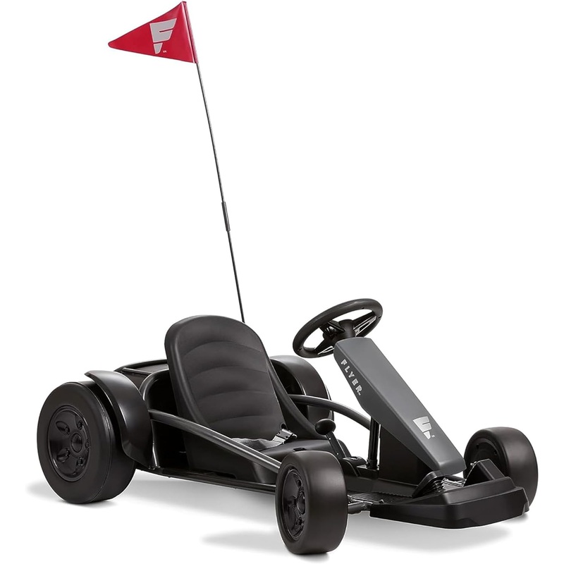 Radio Flyer Flyer Extreme Drift Go-Kart, Grey
