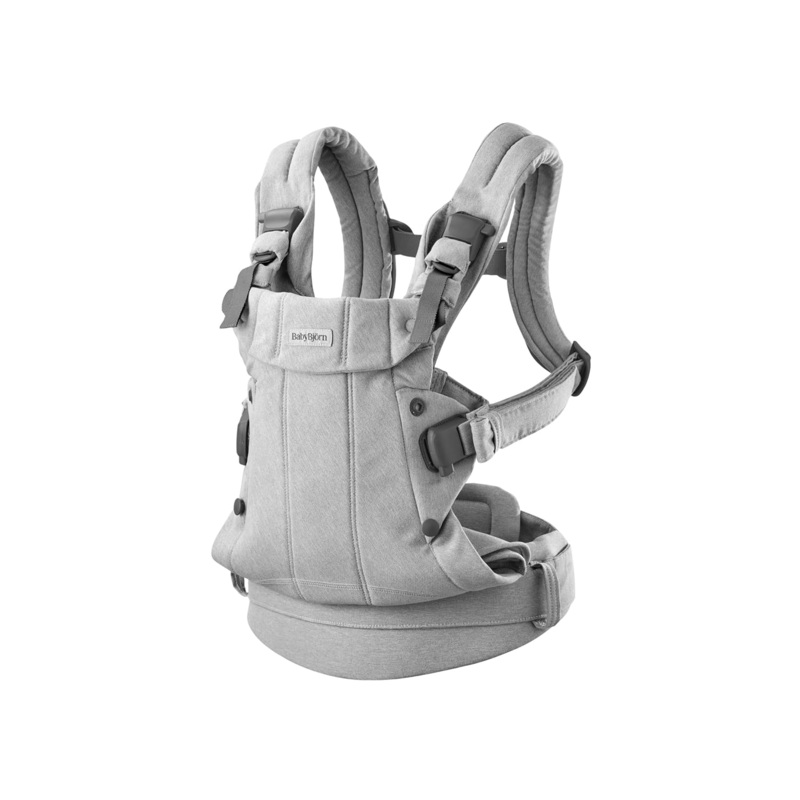 BabyBjorn Baby Carrier Harmony, Light Gray, Woven Mlange