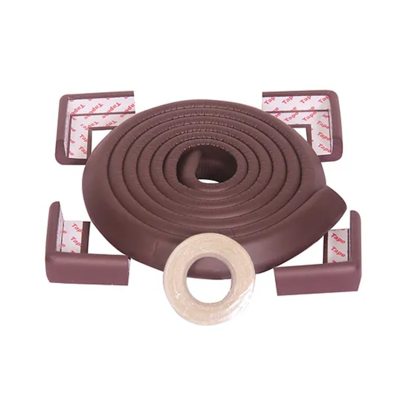 BabySafeHouse Proofing & Child Safety Furniture Edge & Corner Guard Strip - Brown
