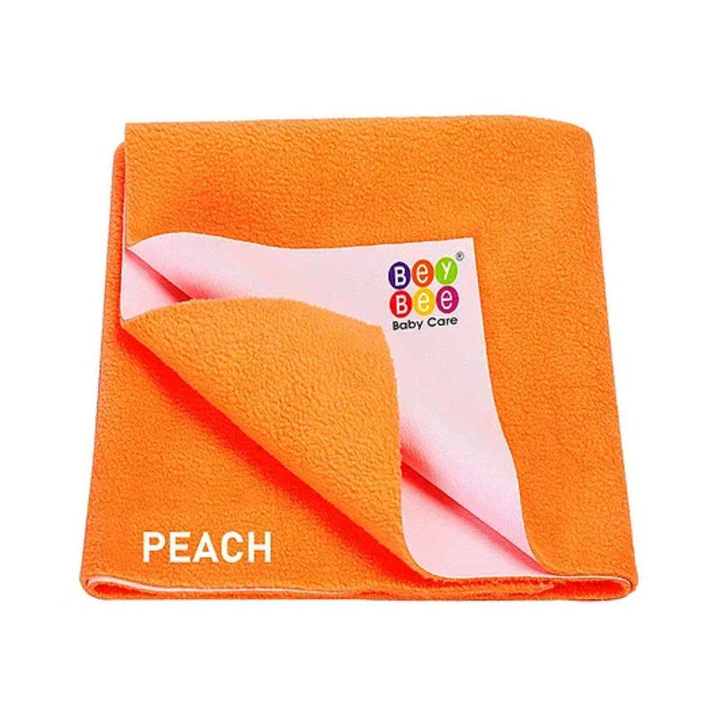 Bey Bee Quick Dry Baby Bed Protector Waterproof Sheet Extra Large - Peach