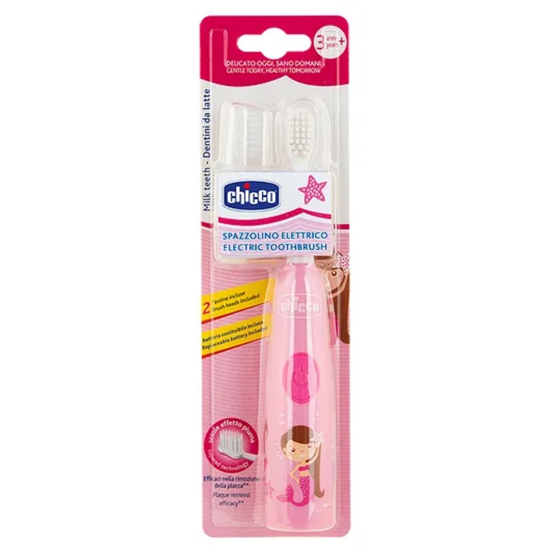 Chicco Gentle Electric Toothbrush - Pink White