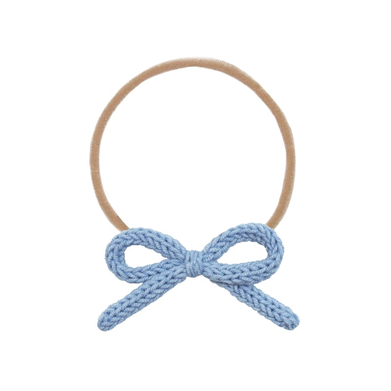 Crochet Bow - Bluebell Headband