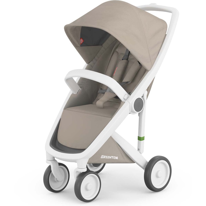 Greentom Classic Stroller - White/Sand