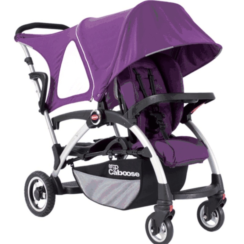 Joovy Ergo Caboose Deluxe Fleece Package in Purpleness