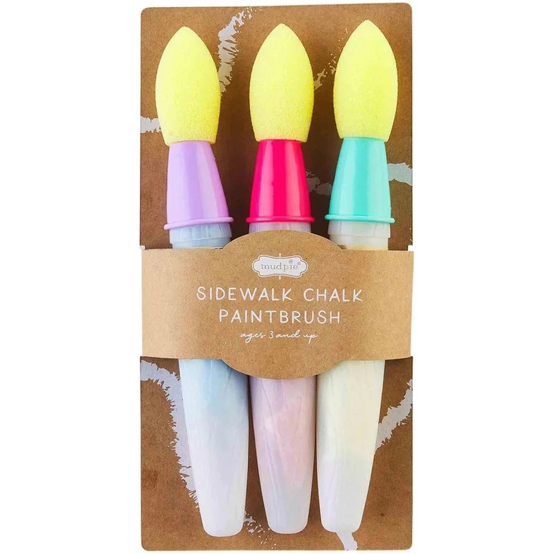 Mud Pie Pink Paint Brush Chalk Set