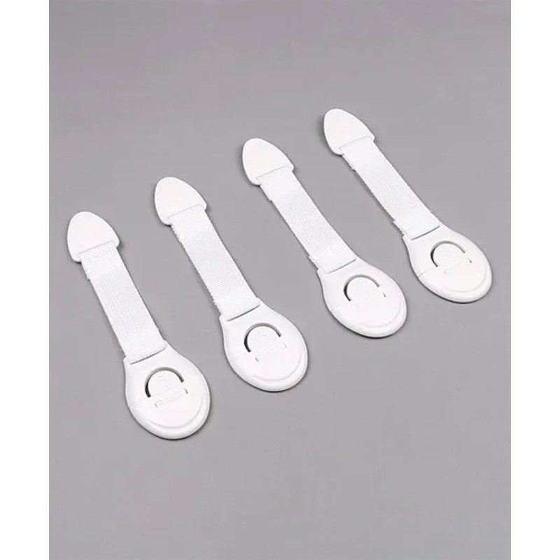 Safety Strap Lock Pack of 4 - White