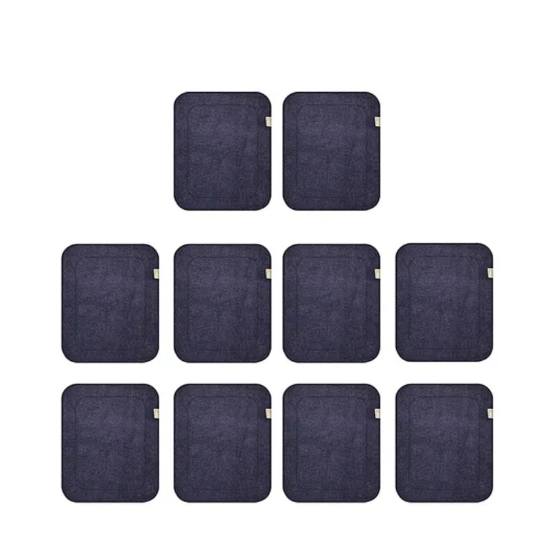 Dumbledo Reusable Cloth Diaper Inserts with 6 Layer Microfiber  High Absorbency, Leak-Proof, Baby, Infant, Toddler, Eco-friendly-Pack of 10