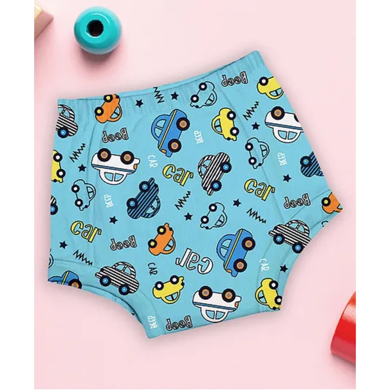 Moms Home Cotton Unisex Baby Padded Underwear -Car- (2-3Y)  Pack Of 1
