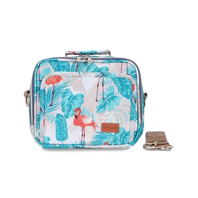 Motherly Mini Magic Diaper Bag for Mothers for Travel Small Maternity Handbag for Newborn Baby Mothers Travelling Bag Multiple Pockets Water Resistant Baby Bag (Flamingo)