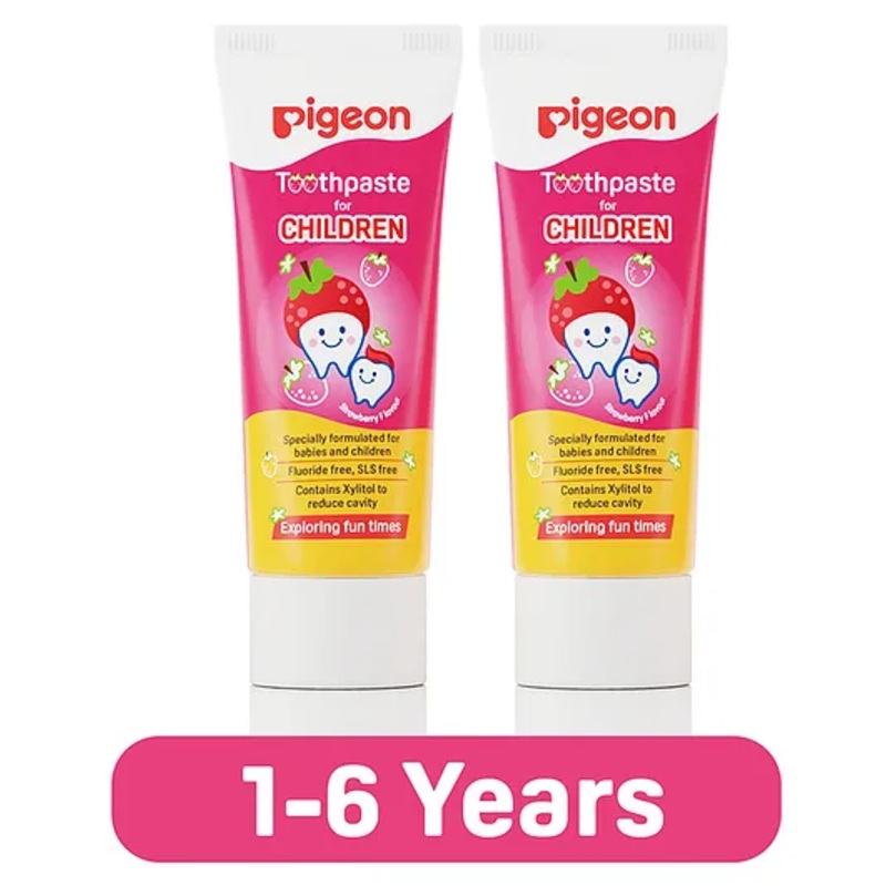 Pigeon Children Toothpaste Strawberry 45 gm - Pack Of 2