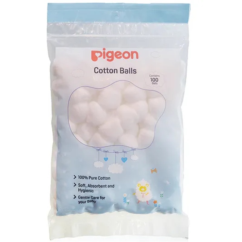 Pigeon Cotton Balls - 100 Pieces
