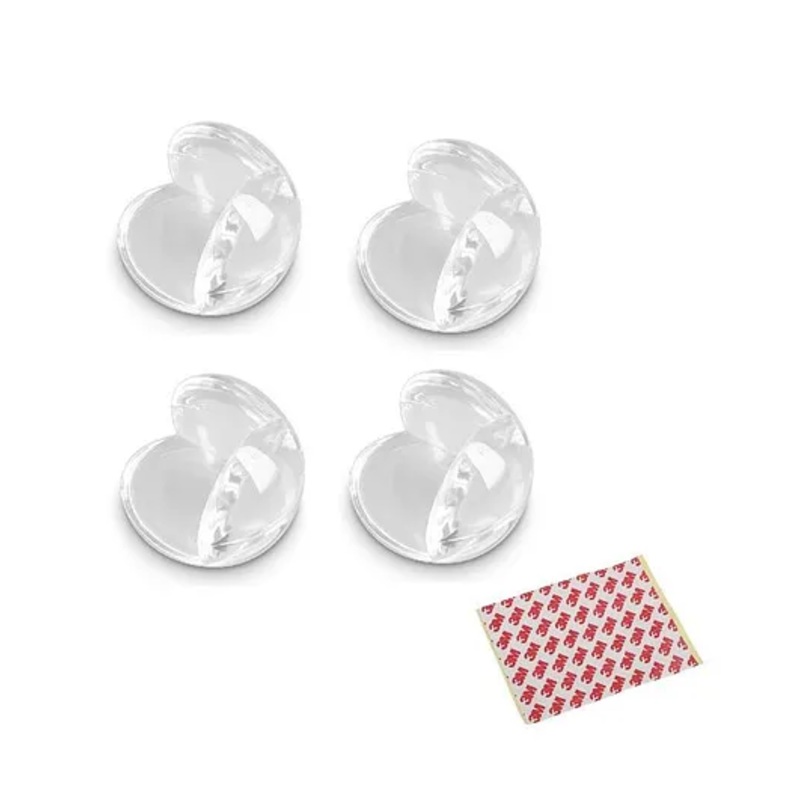 Syga Round Corner Guards Pack of 4 - Transparent
