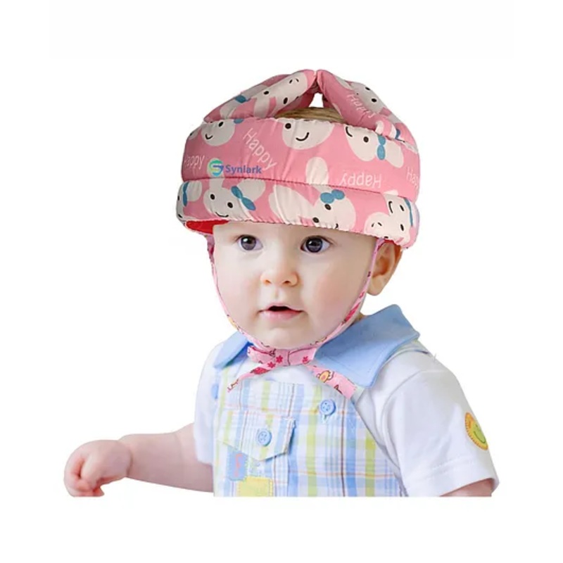 Synlark Baby Safety Helmet Adjustable Size Baby Learn to Walk - Pink