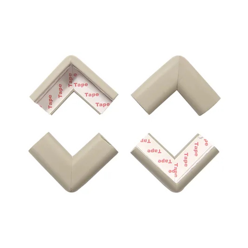 BabySafeHouse Furniture and Table Corner Edge Guards Pack of 4 - Grey