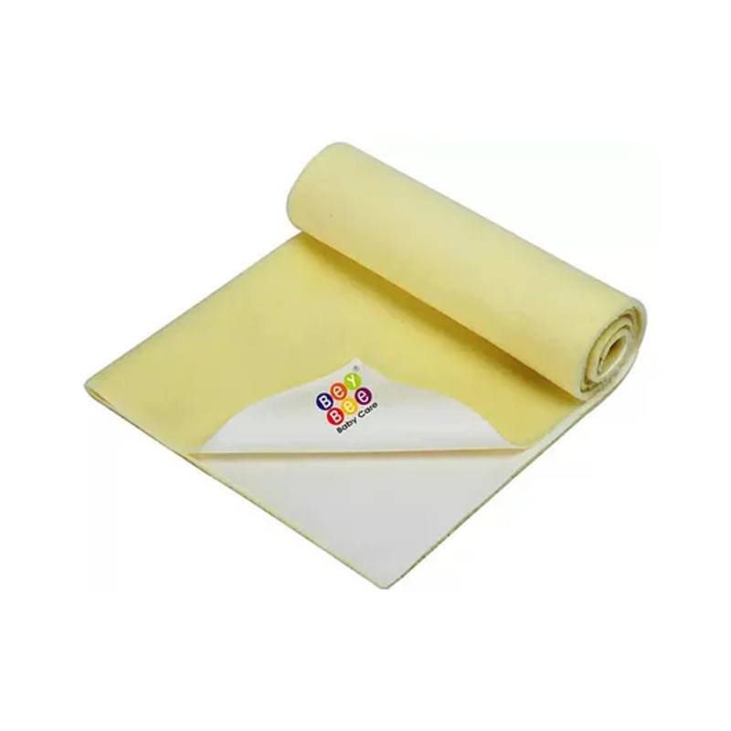 Bey Bee Cotton Baby Bed Protecting Mat Sheet Medium Size - Yellow