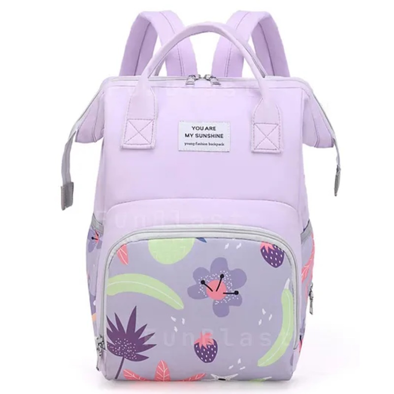 FunBlast Travel Mother Backpack with Multiple Pockets  Purple