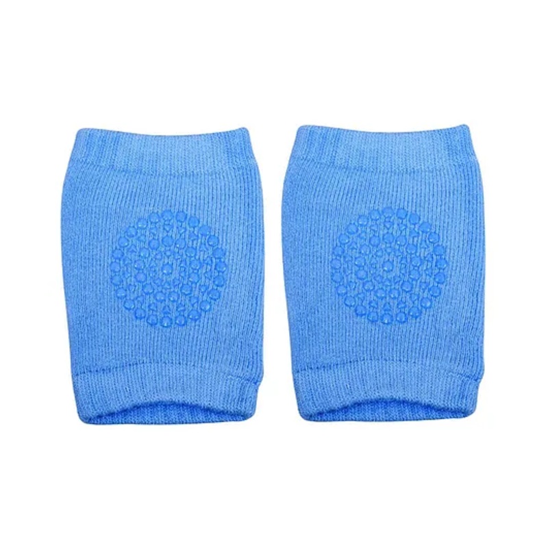 NeonateCare Anti Slip Padded Baby Knee Pad - Blue (Pack Of 1 pair)