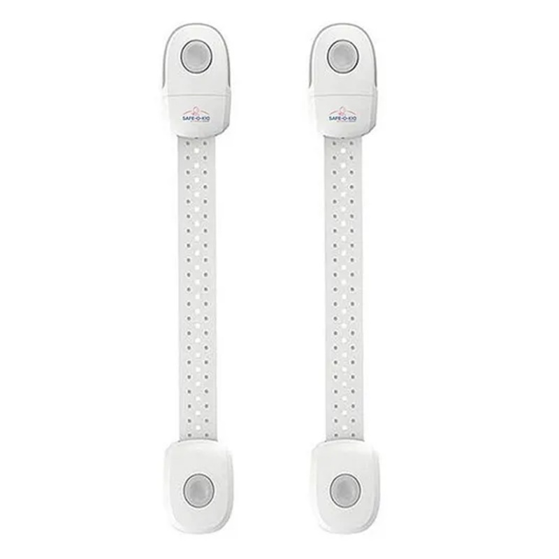 Safe-O-Kid Multipurpose Safety Lock Pack of 2 - Grey