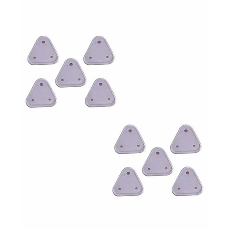 Safe-O-kid  Power Plug Anti Shock Electric Socket Guards White - Pack of 10