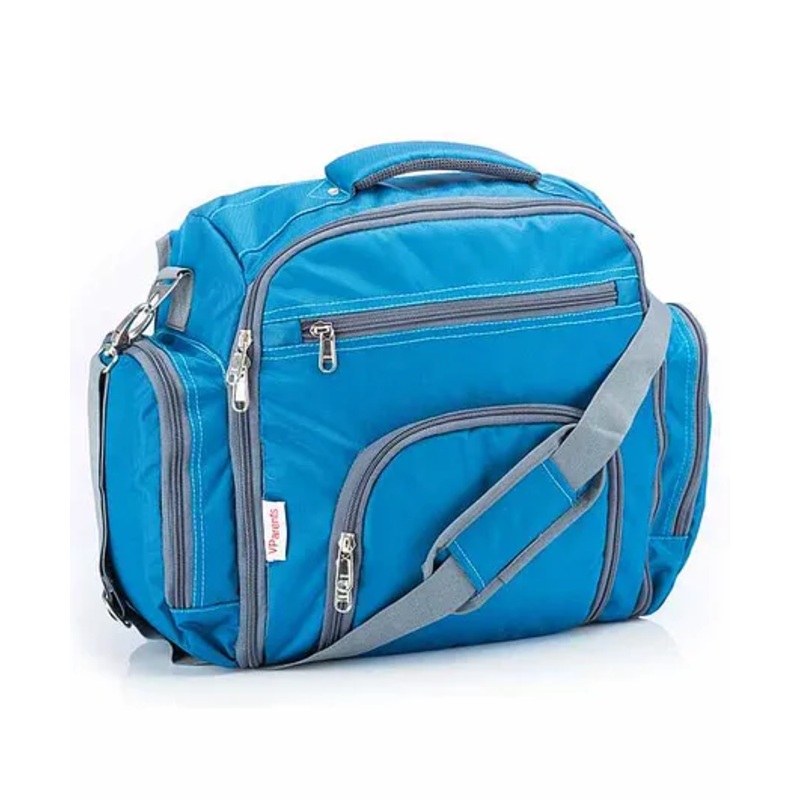 VParents Cubster  Multipurpose Diaper cum Mother Backpack with 11 Pockets - Blue