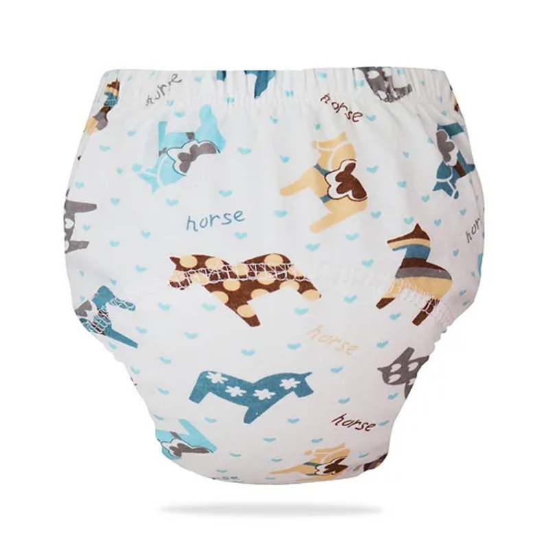 Bembika Babies Cotton Potty Training Pants Trojan Horse Print Medium - Multicolor