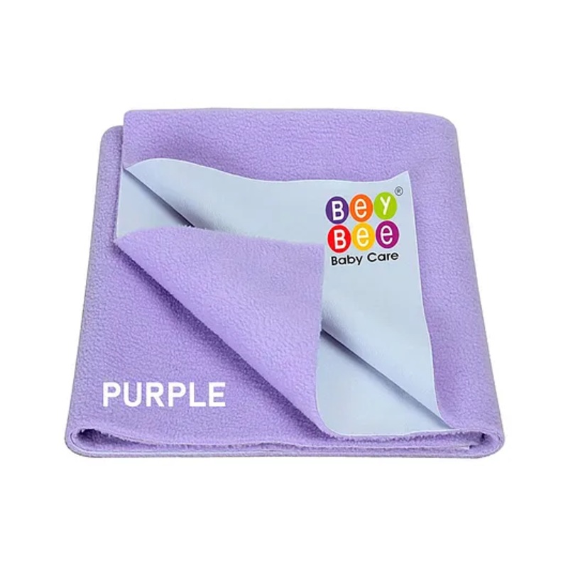 BeyBee Cotton Baby Bed Protecting Mat Medium - Violet Purple