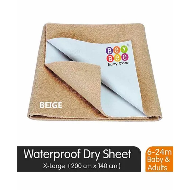 BeyBee Quick Dry Waterproof Protector Dry Sheet Extra Large - Beige