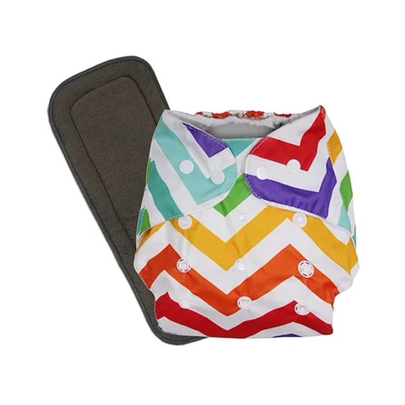 Fantasy India Washable Baby Diaper Premium Cloth Diaper Reusable Adjustable Size Waterproof Pocket Cloth Diaper Nappie - Multicolour