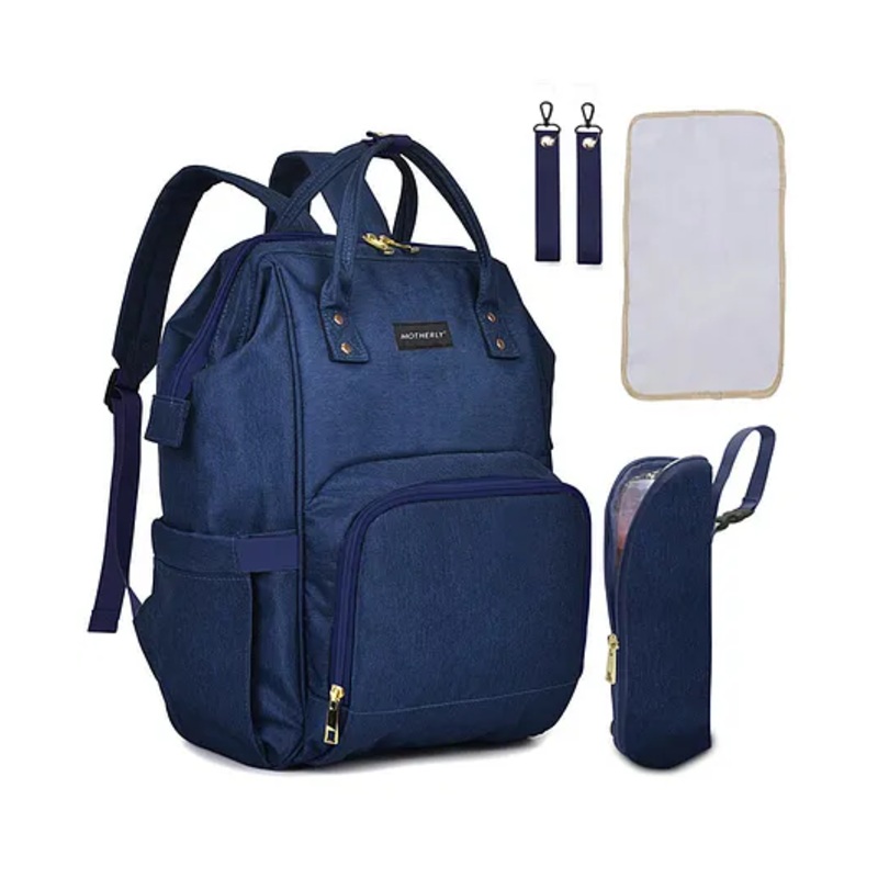Motherly Evergreen Companion Diaper Backpack - Blue