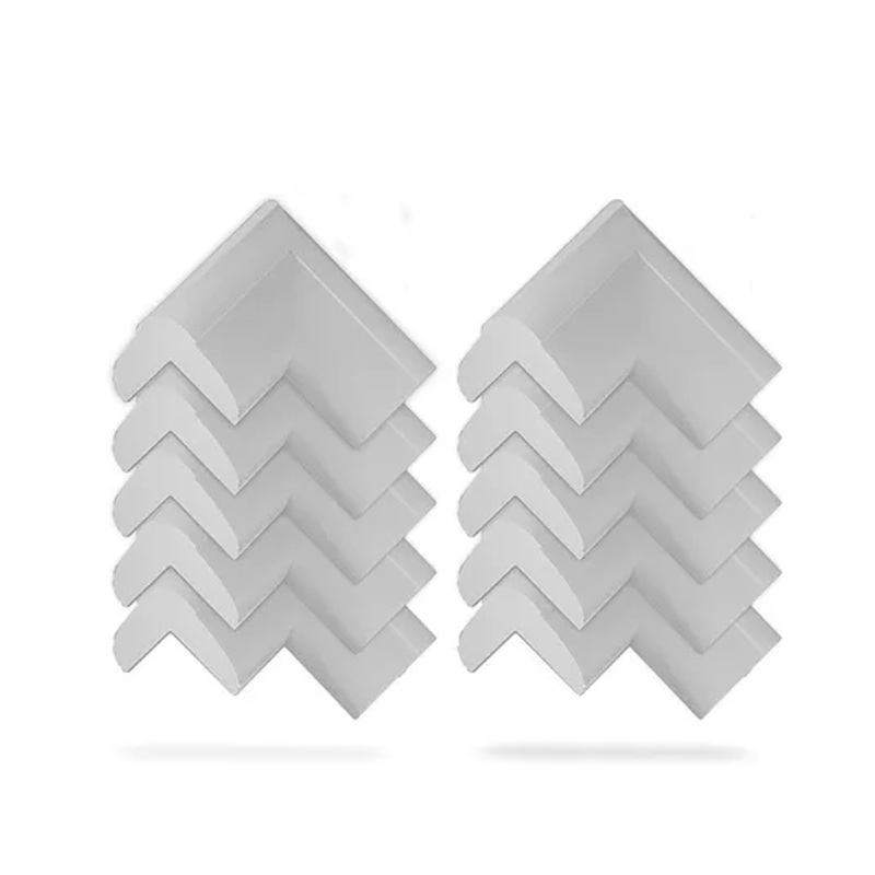 StarAndDaisy Baby Proofing Corner Guards - Pack of 10 Pre-Taped Edge Guards for Baby Safety Cushion Edge Protectors for Sharp Edges & Furniture Corners - Grey