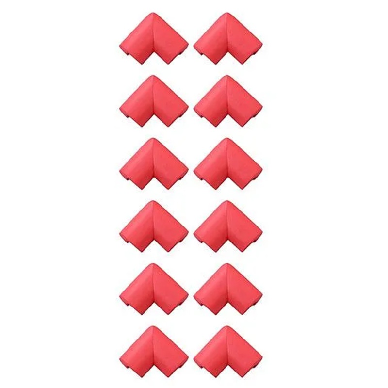 Syga L Shape Corner Edge Guard Pack of 12 - Red