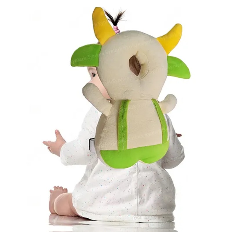 Synlark Baby Head Protector Cushion Fall Protection Head Back Safety Protector Pad - Green