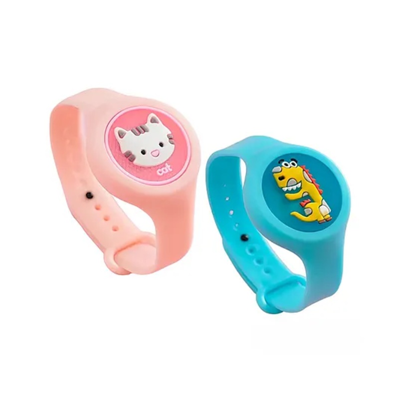 The Little Lookers Reusable Mosquito Repellent Band Pack of 2 - (Color & Print May Vary)