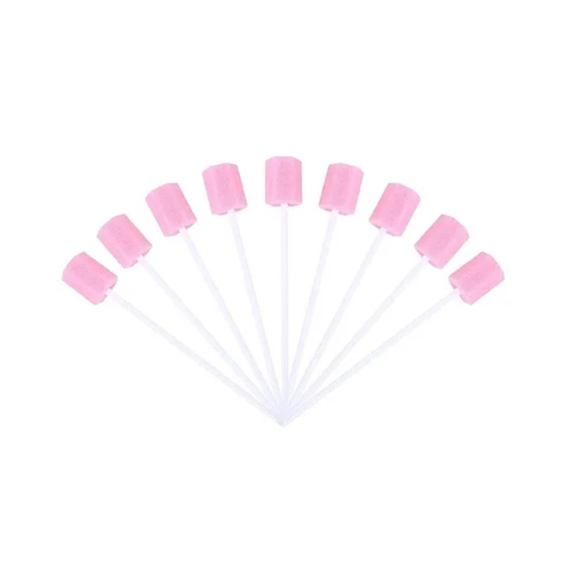 Safe-O-Kid Oral Care Disposable Mouth Swabs 100 Pieces - Pink