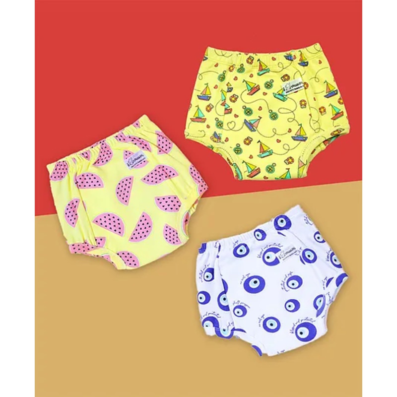 Snugkins - Snug Potty Training Pull-up Pants for Babies Reusable Potty Training Underwear   (Size 2, Fits 2 - 3 years) - Pack of 3