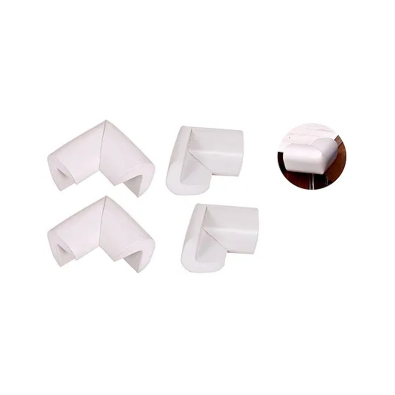 The Little Looker Baby Proofing Corner Guards Pack of 4 - White
