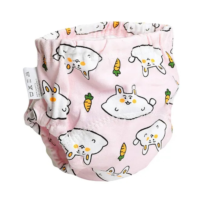 THE LITTLE LOOKERS Potty Training Pants for Babies I Reusable & Waterproof Pull up Underwear | Cloth Diaper for Babies-Pink (2 Year - 3 Years) (Pack of 1)