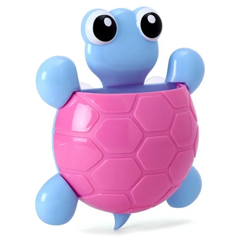 Tortoise Shaped Toothbrush Holder - Pink Blue